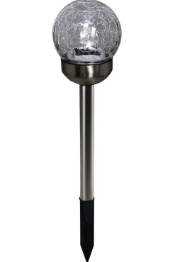 Kit 6 spots solaires d'extérieur à piquer ⌀10cm IP44 blanc froid argent