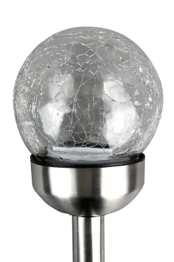 Kit 6 spots solaires d'extérieur à piquer ⌀10cm IP44 blanc froid argent