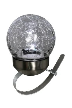 Kit 6 spots solaires d'extérieur à piquer ⌀10cm IP44 blanc froid argent