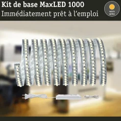 Kit bandeau led MaxLED 1000 Blanc Chaud pour éclairage indirect Paulmann 300 cm