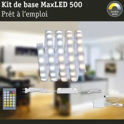 Kit bandeau led MaxLED 500 variable Blanc Froid , Blanc Chaud - pour éclairage indirect 1.5