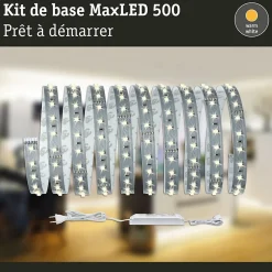 Kit bandeau MaxLED 500 Basic set blanc chaud Paulmann - éclairage indirect 300 cm