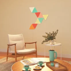 Kit de démarrage Nanoleaf Shapes 9 panneaux LED triangles