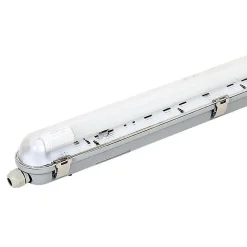 Kit de Réglette LED IP65 + Tube Néon LED 120cm T8 18W - Blanc Froid 6000K - 8000K - SILAMP