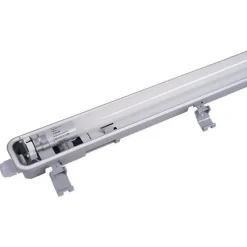 Kit de Réglette LED étanche + 1 Tube Néon LED 150cm T8 22W - Blanc Froid 6000K - 8000K - SILAMP
