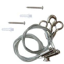 Kit de suspension pour panneau LED LED Pictor Colours argent