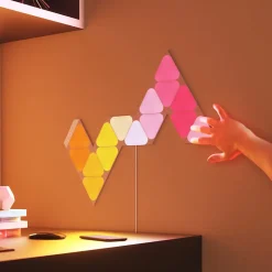 Kit d'extension Nanoleaf Shapes 10 panneaux LED mini triangles