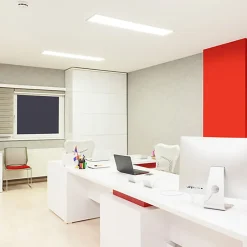 Kit en Saillie BLANC pour Panneau LED 120x30 Slim - SILAMP