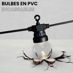 Kit Guirlande Guinguette 20M Transparent