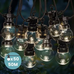 Kit Guirlande Guinguette 50m Transparent