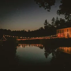 Kit Guirlande Guinguette IP65 100M 200 Bulbes Blancs