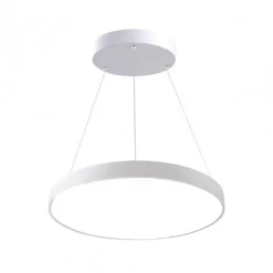 Kit Plafonnier LED Blanc 30W 40cm avec Kit de Suspension - Blanc Neutre 4000K - 5500K - SILAMP
