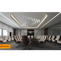 Kit Ruban LED 220v 10M blanc froid 6000K étanche IP65 avec fixations fournies, intérieur et extérieur