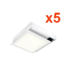 Kit Saillie BLANC pour Panneau LED 30x30 Slim (Pack) - SILAMP