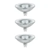 Kit Standard 230 V Réflecteur LED QPAR111 GU10 3x350lm 3x4W 2700K Alu