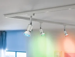 Kit Standard 230 V Réflecteur LED GU10 5x350lm 5x4,8W RGBW+ gradable Blanc dépoli