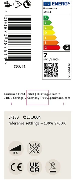 Kit Standard 230 V Réflecteur LED GU10 Kit de 3 3x460lm 3x7W 2700K gradable Noir mat