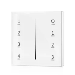 Kit Variateur Tactile Monochrome Sans Fil 4 Zones et Dimmer RF - SILAMP