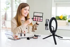 Kit Vlogging et Photographie Grand modèle avec trépied Ø20cm noir Bigben