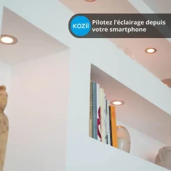 KOZii - Ampoule LED connectée KOZii, éclairage blancs + couleurs, GU10 Spot 5W Variation de couleur et luminosité - KG50SRVBCCT
