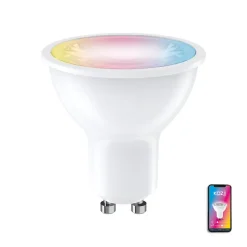KOZii - Ampoule LED connectée KOZii, éclairage blancs + couleurs, GU10 Spot 5W Variation de couleur et luminosité - KG50SRVBCCT