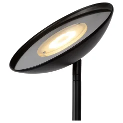 Lampadaire / lampe de lecture ZENITH en métal avec LED intégré - Noir - Lucide