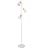 Lampadaire 3 lampes bois et métal blanc Cornflower H.156 x Ø28cm E27 25W GoodHome