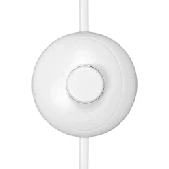 Lampadaire 3 lampes bois et métal blanc Cornflower H.156 x Ø28cm E27 25W GoodHome