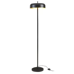 Lampadaire à pied Barton 2 x E27 159 cm noir lux.pro