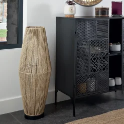 Lampadaire Aissa - métal & papier H83 cm - Atmosphera