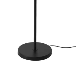 Lampadaire Albans E27 160 x 30 cm noir doré lux.pro
