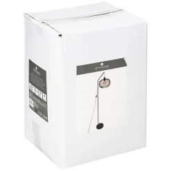 Lampadaire arc Emie noir - métal H158 cm - Atmosphera