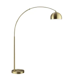 Lampadaire arc Manor laiton doré H.195cm IP20 E27 20W Brilliant