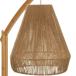 Lampadaire arc Palm - bambou H158 cm - Atmosphera