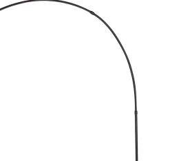 Lampadaire arqué Alacrane E27 L.190xH.220cm noir mat Goodhome
