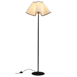 Lampadaire Ashton hauteur 153 cm noir / blanc lux.pro