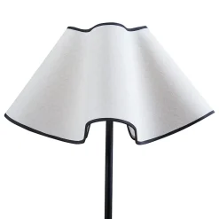 Lampadaire Ashton hauteur 153 cm noir / blanc lux.pro