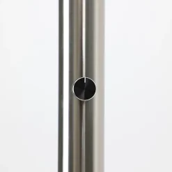 Lampadaire Austin en métal gris chromé H.182cm IP20 E27 40W Seynave