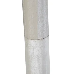 Lampadaire avec abat-jour en lin marron 45 cm - Classico