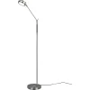 Lampadaire avec variateur tactile LED, nickel mat, 6,5W, 2700-4000K - Trio - Franklin