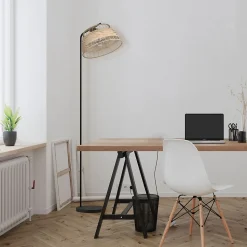 Lampadaire Bambou Umston Dunalux IP20 E27 40W Ø35 x H.157,5cm