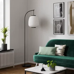 Lampadaire Bantry E27 15W H.160.2xP.45.5cm noir GoodHome