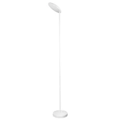 Lampadaire blanc design épuré tête orientable dimmable - Kalena