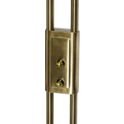 Lampadaire bronze avec LED et variateur avec lampe de lecture - Kelso