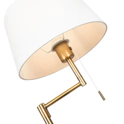 Lampadaire classique intelligent bronze avec blanc incluant WiFi A60 - Ladas Fix