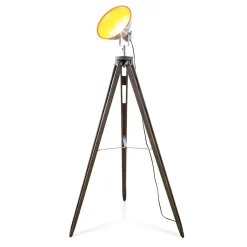 Lampadaire 145cm Bois Et Métal Model Factory Mac-andrews