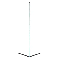 Lampadaire d'angle LED connectée RGB IP20 10W l.60 x H.141 cm noir Reality Leuchten