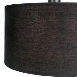 Lampadaire d'arc moderne intelligent noir avec A60 Wifi - Vinossa