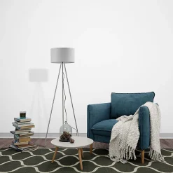 Lampadaire décoratif 1xE27 23W IP20 - Blanc