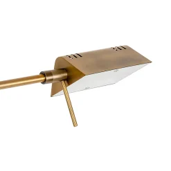Lampadaire design bronze avec LED et variateur tactile - Notia